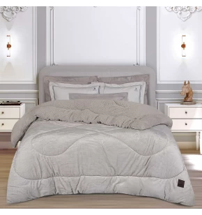 GREENWICH POLO CLUB ΚΟΥΒΕΡΤΟΠΑΠΛΩΜΑ ΥΠΕΡΔΙΠΛΟ ESSENTIAL 3955 ICE GREY