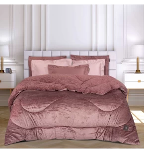 GREENWICH POLO CLUB ΚΟΥΒΕΡΤΟΠΑΠΛΩΜΑ ΥΠΕΡΔΙΠΛΟ ESSENTIAL 3957 NUDE