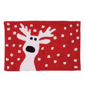 DAS HOME ΤΑΠΕΤΟ ΜΠΑΝΙΟΥ 50Χ80 CHRISTMAS 0850 RED