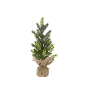 Μικρό Χριστουγεννιάτικο Δέντρο σε Τσουβάλι 36εκ Πράσινο 82630