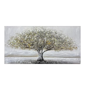 Πίνακας Ελαιογραφία σε Καμβά Δέντρο και Χρυσές Λεπτομέρειες 120x60εκ. Ankor