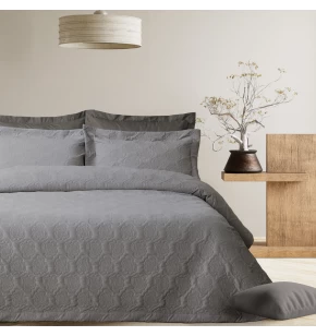 DAS HOME ΚΟΥΒΕΡΤΟΡΙΟ KING HAPPY 0287 GREY