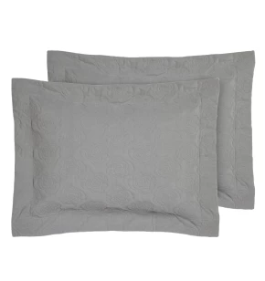 DAS HOME ΖΕΥΓΟΣ ΜΑΞΙΛΑΡΟΘΗΚΕΣ HAPPY 0287 GREY