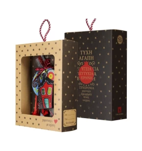 Synchronia Γούρι Ξύλινο Σπίτι Funky – LU22003A