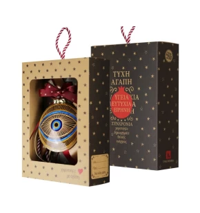 Synchronia Γούρι Μεταλλικό Ματάκι Διπλής Όψης - LU23041A