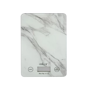 Ankor Ζυγαριά Ηλεκτρονική Γυάλινη Μάρμαρο 5kg - 805655
