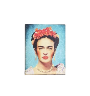 Μαγνητάκι Frida Kahlo-Τιρκουάζ 7x6,5cm - SY100035