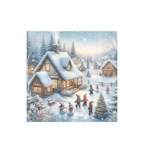 Χαρτοπετσέτες Ambiente Winter Backyard 33x33 εκ. Σετ 20 τμχ - 33320150