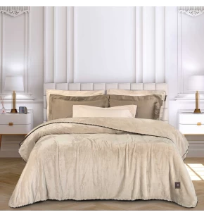 GREENWICH POLO CLUB ΚΟΥΒΕΡΤΑ FLEECE 170X240 ESSENTIAL 4438 BEIGE