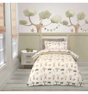 GREENWICH POLO CLUB ΣΕΤ ΣΕΝΤΟΝΙΑ ΜΟΝΑ ESSENTIAL 8860 IVORY, OLIVE GREEN