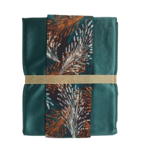 DAS HOME ΣΕΤ ΤΡΑΠΕΖΟΜΑΝΤΗΛΟ 2ΤΜΧ 140Χ220 0865 GREEN