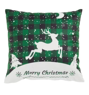 DAS HOME CHRISTMAS ΜΑΞΙΛΑΡΙ ΦΙΓΟΥΡΑΣ 45X45 0854 GREEN