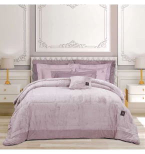 GREENWICH POLO CLUB ΚΟΥΒΕΡΤΟΠΑΠΛΩΜΑ RABBIT FAUX FUR KING PREMIUM 3963 NUDE