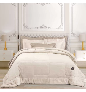 GREENWICH POLO CLUB ΚΟΥΒΕΡΤΟΠΑΠΛΩΜΑ VELVET KING PREMIUM 3965 IVORY