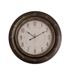 Ρολόι τοίχου vintage καφέ ankor - 848881