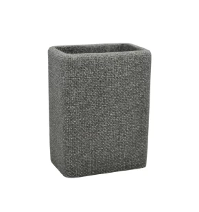 Ποτηροθήκη πολυεστερική γκρι με σαγρέ υφή - 850082