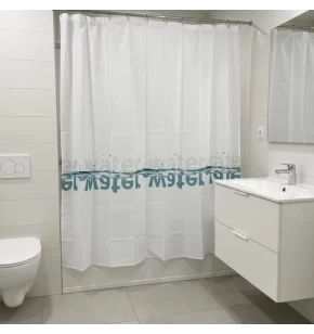 Κουρτίνα Μπάνιου Υφασμάτινη Happy Bath Water Blue 180x200 εκ. - 030020001