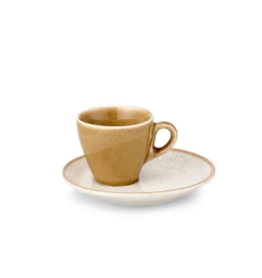 Φλυτζάνι Espresso 100ml με Πιατάκι Cryspo Trio Dune (47.120.17)