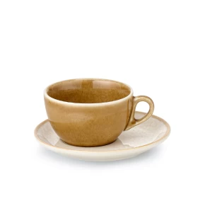 Φλυτζάνι Cappuccino 230ml με Πιατάκι Cryspo Trio Dune (47.120.16)