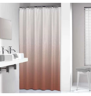 Υφασμάτινη Κουρτίνα Μπάνιου Sealskin Blend Dark Pink (180x200 εκ.) 800136