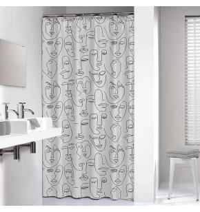 Πλαστική Κουρτίνα Μπάνιου Sealskin Mind PEVA (180x200 εκ.) 800146