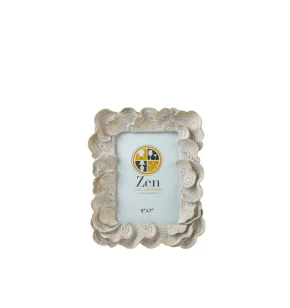 Κορνίζα Πολυεστερική Χρυσή με Κοράλια (13x18εκ.) - Zen Collection 51477