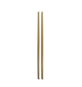 Σετ 2 Ανοξείδωτα Chopsticks Comas 23 εκ. 7424 - Gold (18/10)