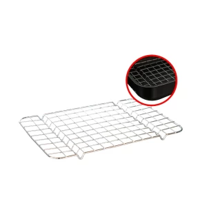 Σχάρα ορθογώνια για ταψί 32×22 εκ. ανοξείδωτη - Steel Pan 10458