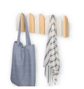 Umbra Saloon 1022942-1337 Κρεμάστρα Τοίχου με 5 Αναδιπλούμενους Γάντζους - Natural / Sand