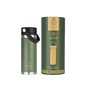Estia 01-17811 Θερμός Travel Chug Save the Aegean 500ml - Forest Spirit (Πράσινο)