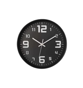 Ρολόι Τοίχου Oriana Ferelli Z-1207-A Φ29.3cm - Μαύρο Καντράν με Λευκούς Αριθμούς