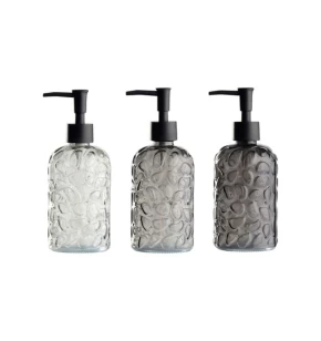 Γυάλινο Dispenser Υγρού Σαπουνιού DAY 400ml - 3 Χρώματα (77947)