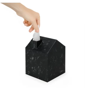 Κάλυμμα Κουτιού Χαρτομάντηλων Umbra Casa 023340-1350 Black 13x13x17cm