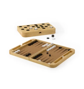 Επιτραπέζιο Παιχνίδι 2 σε 1 Τάβλι & Ντάμα Umbra Blitz Natural 1022695-390