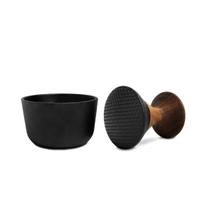 CrushGrind - Μαντεμένιο Γουδί Μπαχαρικών Kiruna με Λαβή από Ξύλο Ακακίας 