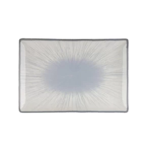 Πιατέλα Ορθογώνια Πορσελάνινη 31x21cm Oriana Ferelli Water Lilly Blue (24336)