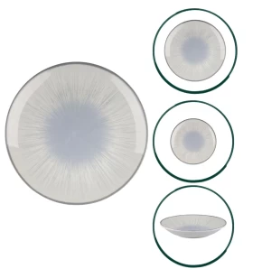 Σετ Πιάτα Πορσελάνης 20 Τεμαχίων Oriana Ferelli Water Lilly Blue (24336)