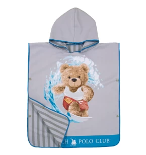 GREENWICH POLO CLUB JUNIOR ΠΟΝΤΣΟ ΘΑΛΑΣΣΗΣ 50Χ115 4179 BLUE, GREY