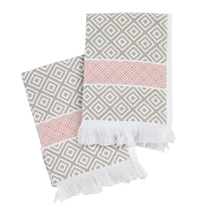 DAS HOME ΣΕΤ ΠΟΤΗΡΟΠΑΝΑ 2ΤΜΧ 30Χ50 0894 NUDE, TAUPE