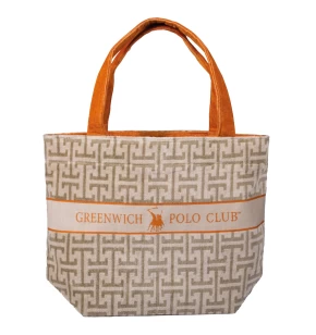 GREENWICH POLO CLUB ΤΣΑΝΤΑ ΘΑΛΑΣΣΗΣ 55Χ40 ESSENTIAL 5228 ORANGE, TAUPE