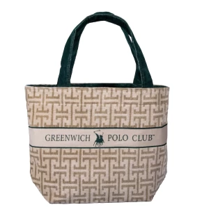 GREENWICH POLO CLUB ΤΣΑΝΤΑ ΘΑΛΑΣΣΗΣ 55Χ40 ESSENTIAL 5229 GREEN, TAUPE