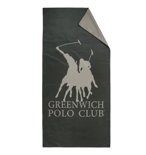 GREENWICH POLO CLUB ΠΕΤΣΕΤΑ ΘΑΛΑΣΣΗΣ 80Χ170 ESSENTIAL 5214 BLACK, GREY