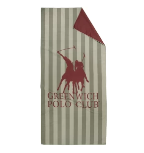 GREENWICH POLO CLUB ΠΕΤΣΕΤΑ ΘΑΛΑΣΣΗΣ 80Χ170 ESSENTIAL 5218 CORAL, GREEN