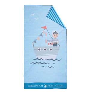GREENWICH POLO CLUB JUNIOR ΠΕΤΣΕΤΑ ΘΑΛΑΣΣΗΣ 70Χ140 4178 BLUE