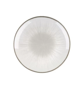 Πιάτο Ρηχό Φαγητού Πορσελάνινο 27cm Oriana Ferelli Water Lilly Grey (24336-64)