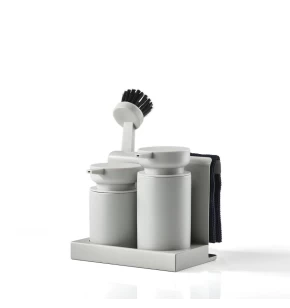 Zone Denmark DIISH Σετ Οργάνωσης Νεροχύτη 5 Τεμαχίων - Soft Grey