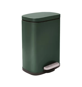 Κάδος Μπάνιου Πεντάλ Spirella Akira Dark Green 5lt