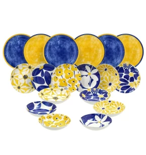 Σετ πιάτα 18 τμχ πορσελάνης Tognana Madison Marisol