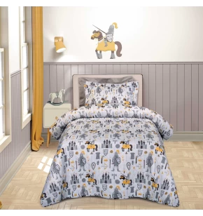 GREENWICH POLO CLUB ΚΟΥΒΕΡΛΙ MONO ESSENTIAL 8861 CREAM, GREY