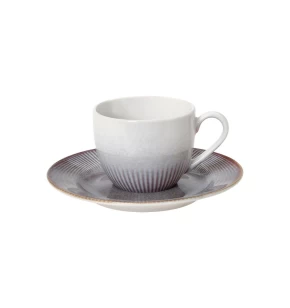 Φλυτζάνι Καφέ & Πιάτο Cryspo Trio Aloha Stoneware 110ml - 25.099.17